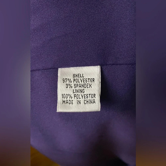 Hailey Logan by Adrianna Papell Purple Satin Sequin Gown Long Dress Size 7/8 - Picture 9 of 10